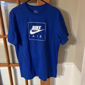 Nike Short Sleeve Shirt Mens Large Game Royal Blue SZ: L